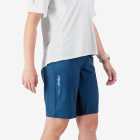 Right Side view of the Enjoy Women's Aline Trail Shorts in Petrol made by Enjoy.cc