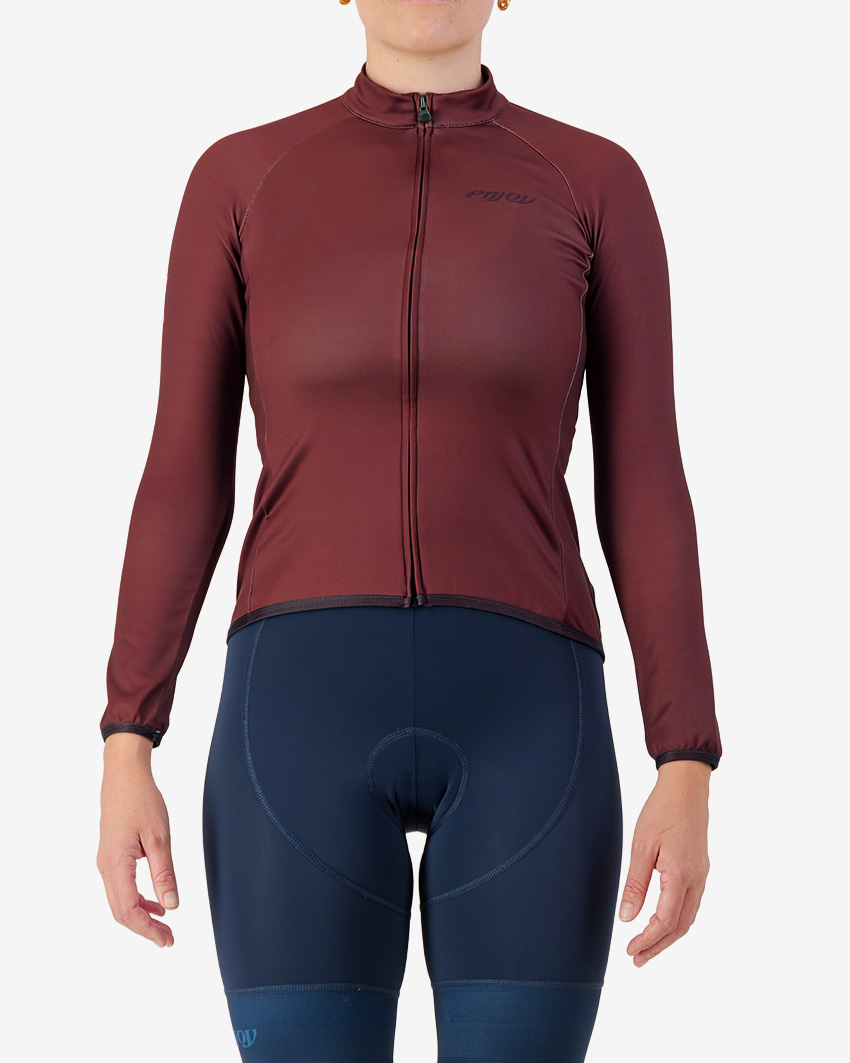 ウェア  Women's Training Thermal LS Jersey Women's Thermal LS Jersey | Training | Mahogany | Enjoy.cc